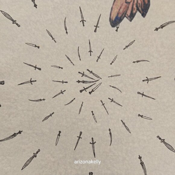 rag & bone Silk Dagger Scarf With Flowers Floral - Picture 9 of 11